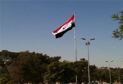 Bendera Suriah kembali dipancangkan (Farsnews)
