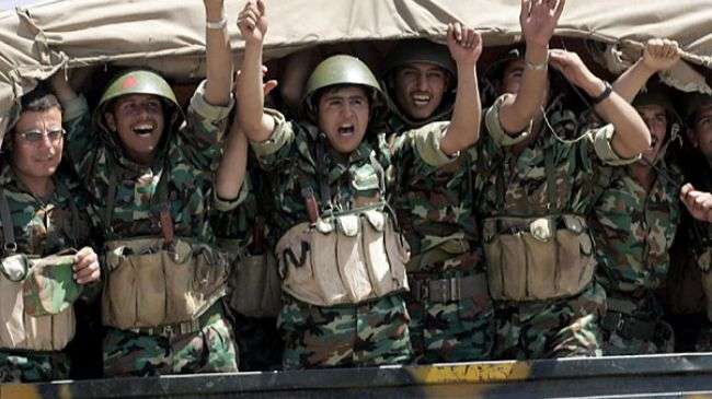 Tentara Suriah, semangat tinggi untuk menang.jpg