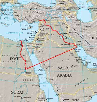 Peta Israel Raya