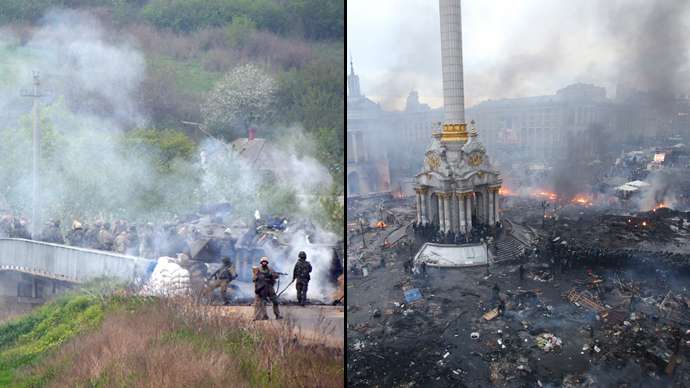 Kebakaran di Ukraina (RT)