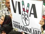 تظاهرات جوانان اوراسيا در حمايت از احمدي نژاد در مسكو