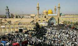 ملک بھر سے ہزاروں عراقی زائرین کی روضہ امام موسی کاظم علیہ السلام کی طرف پیدل روانگی