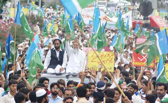 امریکی چھاﺅنی کسی صورت قبول نہیں،اسلام آباد میں ہزاروں افراد کا مارچ