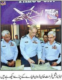 پاکستان میں ڈرون طیاروں کی تیاری شروع