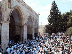 2 لاکھ فرزندان توحید کی مسجد اقصیٰ میں نماز جمعہ کی ادائیگی