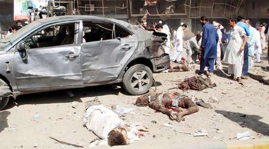 پشاور کا خودکش دھماکہ اور جی ایچ کیو چیک پوسٹ پر حملہ