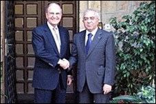 مشرق وسطیٰ کیلئے امریکی نمائندے کی فلسطینی وزیراعظم سلام فیاض سے ملاقات