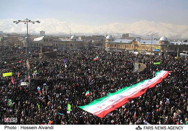 ہمدان: انقلاب اسلامی ایران کی کامیابی کی سالگرہ کے موقع پر ملک گیر عظیم  عوامی ریلیاں
