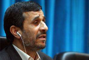 Mahmoud Ahmadinejad, the president of the Islamic Republic of Iran