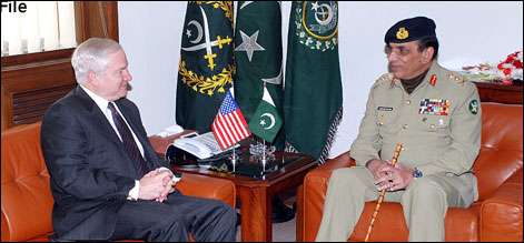 آرمی چیف اشفاق پرویز کیانی کی امریکی فوجی قیادت سے ملاقات