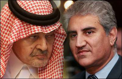 شاہ محمود کی سعودی ہم منصب سے ملاقات،باہمی تعلقات پر گفتگو