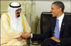 اوباما اور سعودی فرمانروا کے درمیان ملاقات،ایرانی جوہری پروگرام روکنے کی عالمی کوششیں،شاہ عبداللہ کی حمایت