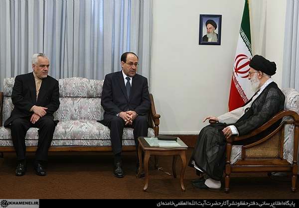 دیدار آیت‌الله خامنه‌ای با نخست وزیر عراق و هیئت همراه