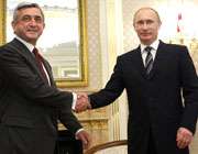 Putin Sarkisyanla görüşüb