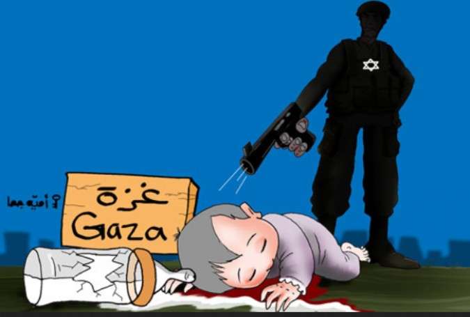 کودک کشی اسرائیل در غزه