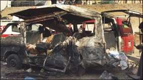 ہنگو،مسافر کوچ میں بم دھماکہ،خواتین اور بچوں سمیت 18 افراد جاں بحق، 14 زخمی
