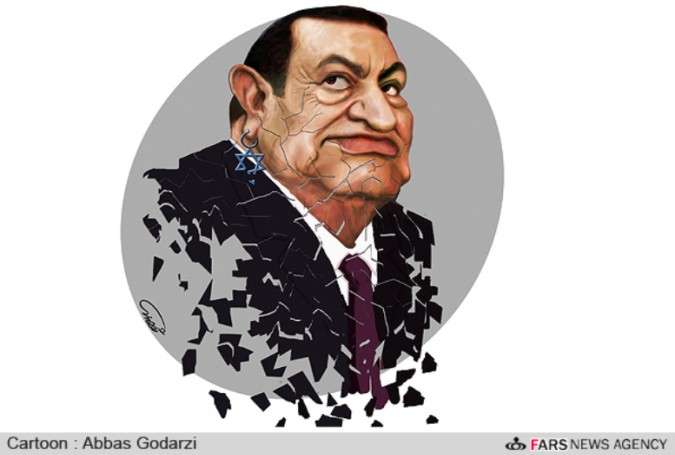 سقوط مبارک