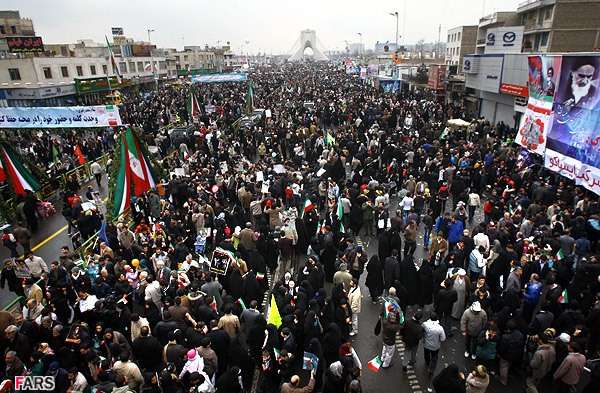 ایران، اسلامی انقلاب کی بتیسویں سالگرہ کی مناسبت سے ملک بھر میں ریلیاں