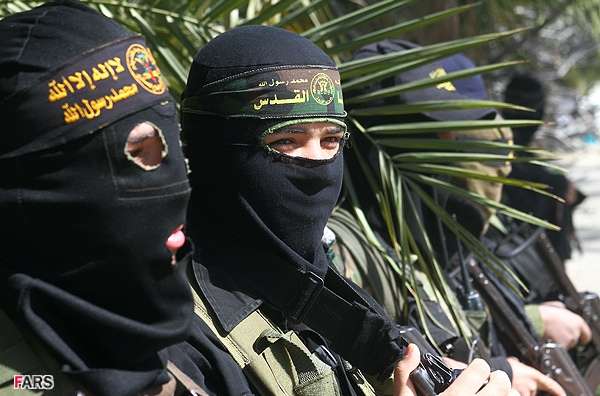 جہاد اسلامی فلسطین کے ملٹری ونگ القدس بریگیڈ کے مجاہدین اسرائیل کی ممکنہ جارحیت کے خلاف دفاعی تیاریوں میں مصروف