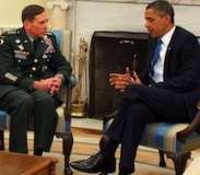 صدر اوباما کی ڈیوڈ پیٹریاس سے ملاقات، افغانستان سے فوجی انخلاء پر تبادلہ خیال