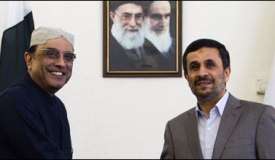 صدر آصف علی زرداری کی ایرانی صدر ڈاکٹر محمود احمدی نژاد سے ملاقات