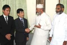 جاپانی قونصل جنرل کی ادارہ نور حق آمد، جماعت اسلامی کے رہنماؤں سے ملاقات