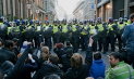 تظاهرات ضد دولتی دانشجویان انگلیسی در مرکز لندن آغاز شد