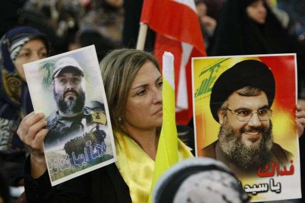 Lebanese supporters of Hezbollah gathered in the southern suburbs of Beirut to mark the Martyr Day.