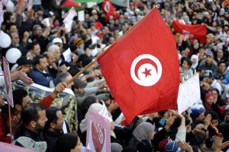 Tunisians mark revolution anniversary