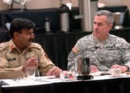فرماندھان پاکستانی و آمریکایی در مرز افغانستان با ھمدیگر دیدار کردند