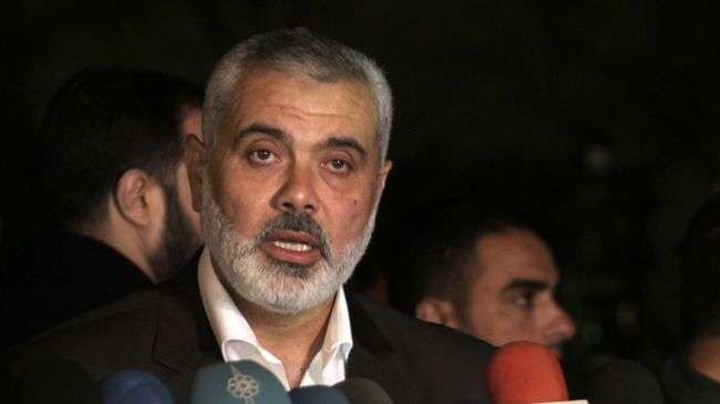 Hamas will never recognize Israel: Haniyeh