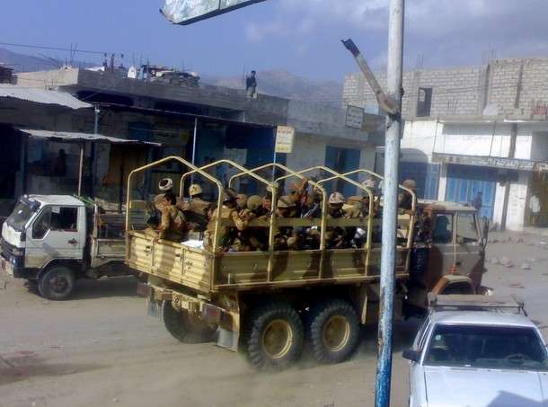 Regime forces shell northern Yemen