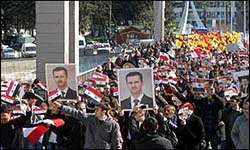 تظاهرات ترکها در حمایت از اسد