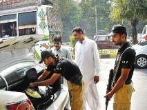 پشاور خود کش حملے کے بعد پنجاب بھر میں سکیورٹی انتہائی سخت ، داخلی راستوں پر چیکنگ شروع