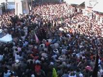 سانحہ کوہستان کے خلاف گلگت میں ہزاروں افراد کی ریلی، راحت حسینی کا خطاب