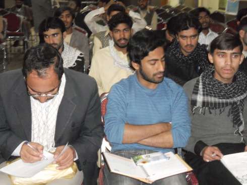 لاہور میں امامیہ اسٹوڈنٹس آرگنائزیشن پاکستان کے ڈویژنل نمائندگان کی تربیتی ورکشاپ