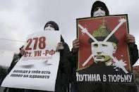 Protests in Russia over Putin