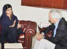 حنا ربانی کھر سے امریکی سفیر کیمرون منٹر کی ملاقات