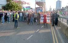 UK Strike 3: St Pauls Protestors Occupy London Olympic Site