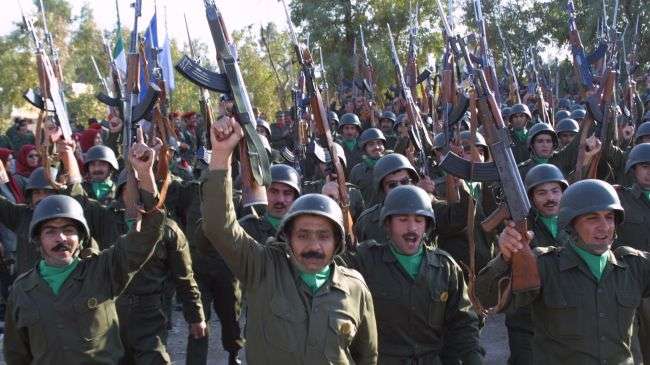 Members of the terrorist Mojahedin-e Khalq Organization (MKO) (file photo)