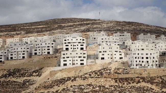 A general view shows new construction of Givat Zeev in the West Bank, on September 13, 2010.