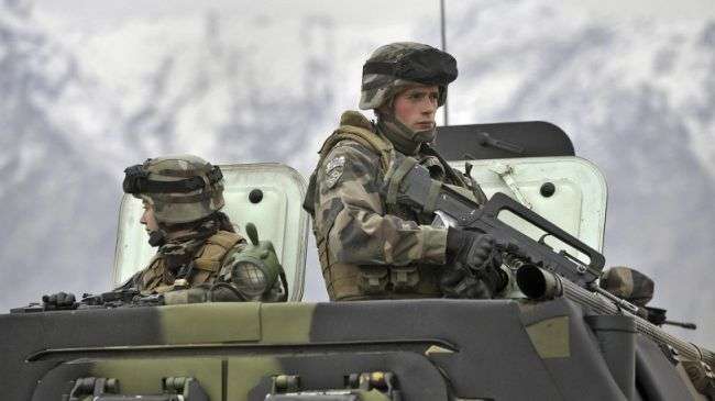 French forces in Afghanistan (file photo)