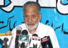 قومی کانفرنس کراچی میں قیام امن کیلئے سنگ میل ثابت ہوگی، پروفیسر غفور احمد