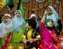 قم المقدسہ، مدرسہ زینبیہ س میں جشن ولادت حضرت فاطمہ س کی تقریب، خواتین کی بھرپور شرکت