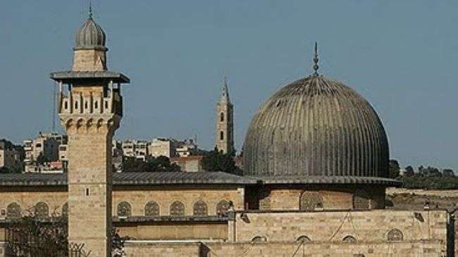 This file photo shows the Al-Aqsa Mosque in East al-Quds (Jerusalem).