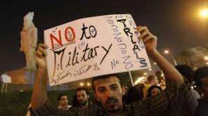 Egyptian activists protest military rule