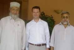 محمد حسین محنتی کی ہالینڈ کے قائم مقام قونصل جنرل سے ملاقات