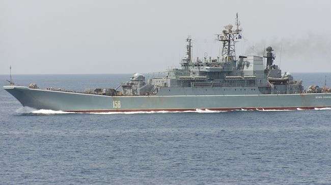 Photo of the Russian warship, Tsezar Kunikov