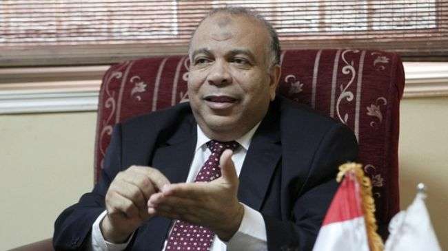 Saad al-Katatni, the speaker of the dissolved Egyptian parliament, talks during an interview with Reuters on June 20, 2012.