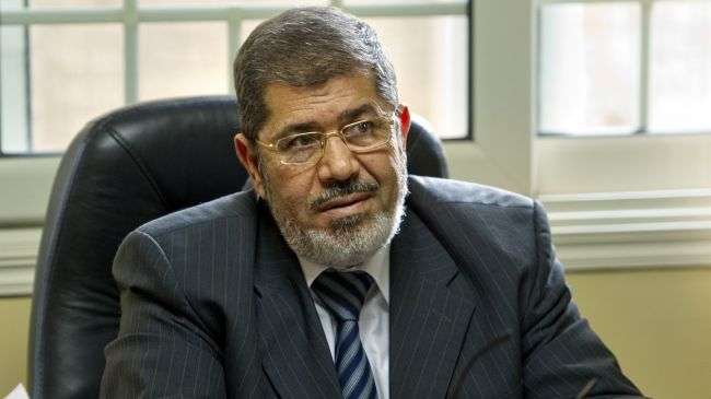 Egypt’s new President Mohamed Morsi.